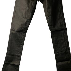 Doctrine Superstack Black Wax Mens Jeans Size 36
